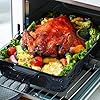 VICRAYS Keramik-Backformen-Set, rechteckige Lasagneformen aus Porzellan, Auflaufform-Set zum Backen, Kochen, für die Küche, Kuchen, Abendessen, Bankett und den täglichen Gebrauch, 4-teilig, Blau (24,2 cm/28,1 cm/29,9 cm/37 cm)