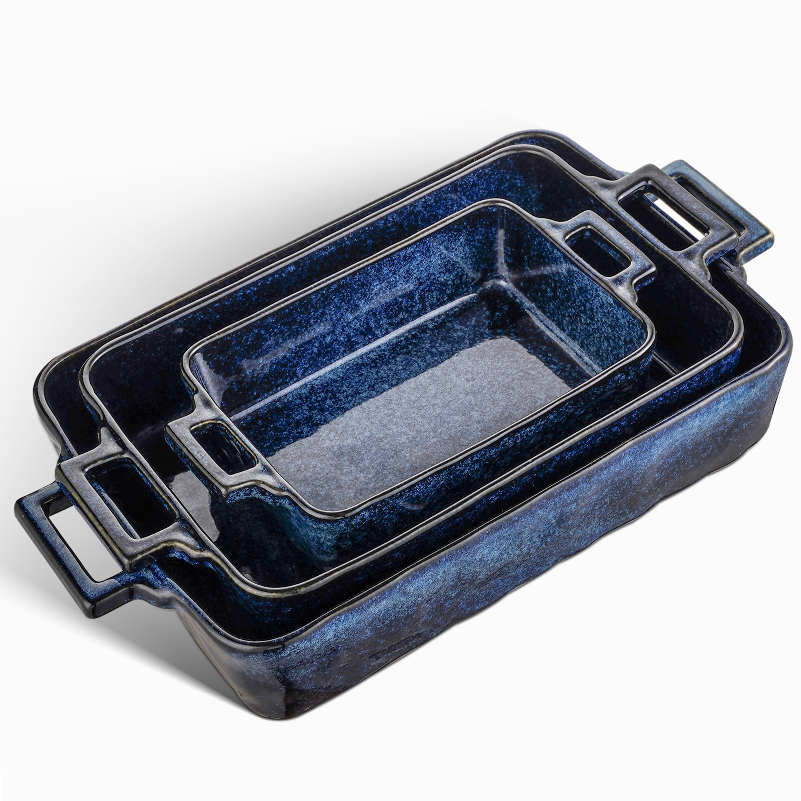 Bakeware Set, Ceramic Baking Dish, Rectangular Baking Pans Set