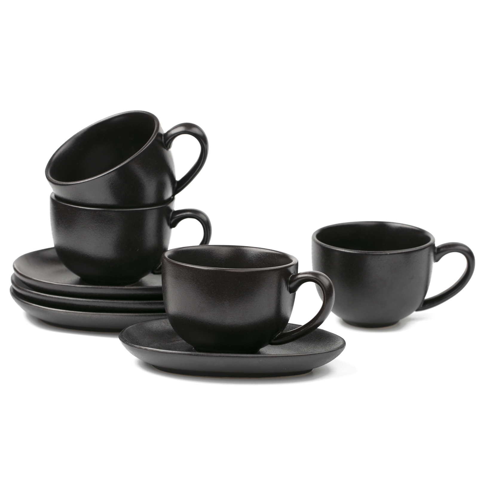 vicrays Ceramic Coffee Mug Set - 18 Ounce Large Stoneware Mug for