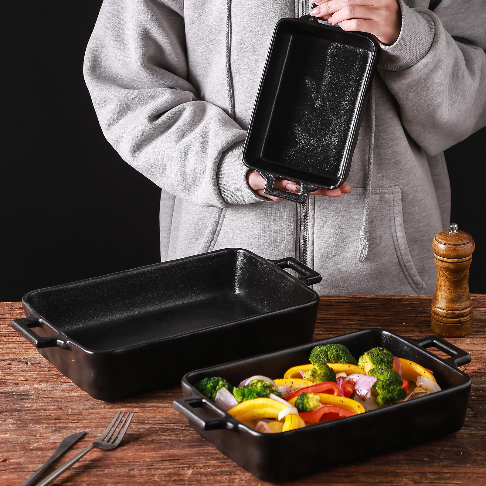 Caraway | Black Complete Bakeware Set